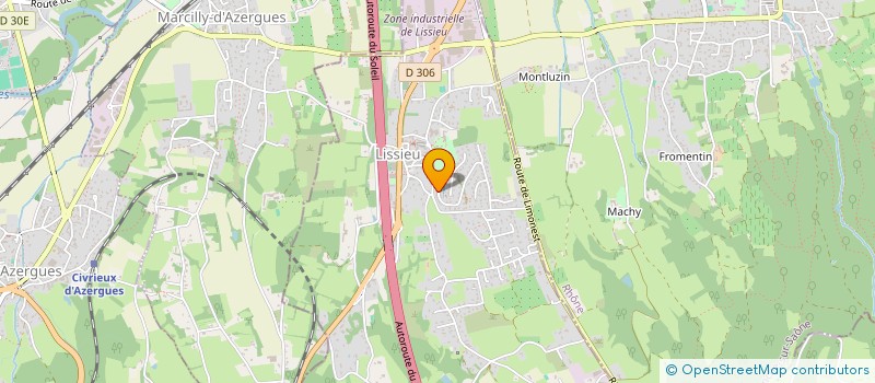 localisation de l'entreprise SAMFI  LISSIEU