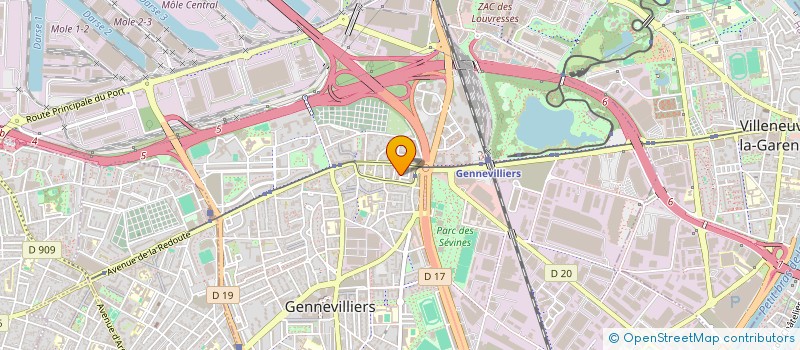 localisation de l'entreprise SAMFLEM GESTION à GENNEVILLIERS
