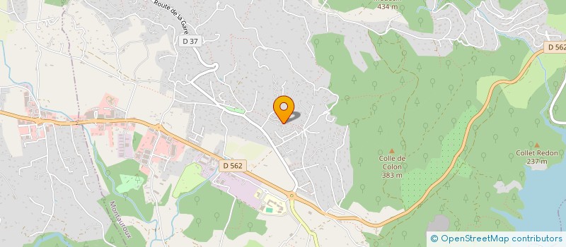 localisation de l'entreprise SAMFLO83440 à MONTAUROUX
