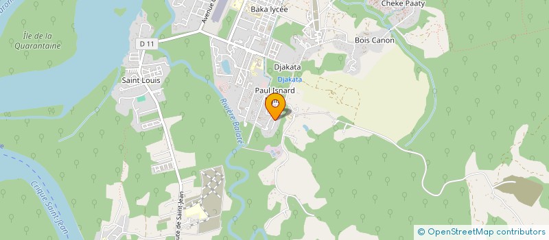 localisation de l'entreprise SAMG à SAINT-LAURENT-DU-MARONI