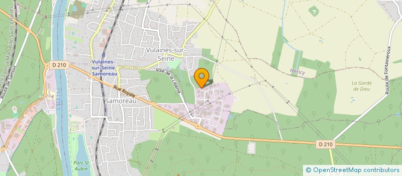 localisation de l'entreprise SAMG DU ROCHER  VULAINES-SUR-SEINE