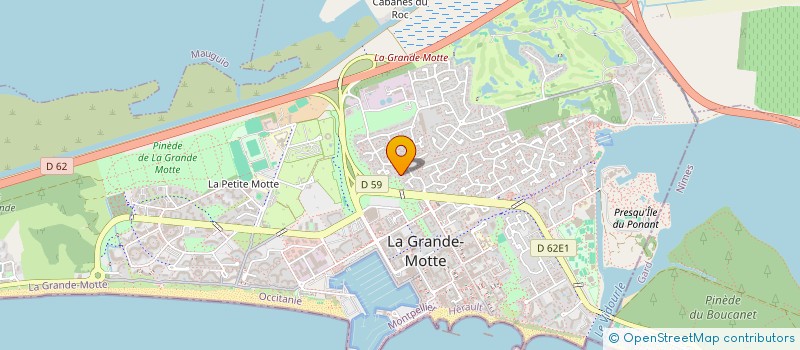 localisation de l'entreprise SAMI  LA GRANDE-MOTTE