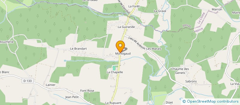 localisation de l'entreprise SAMI à LAGORCE