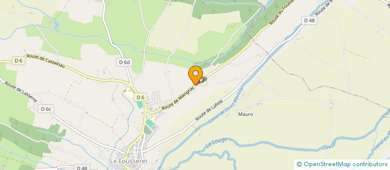 localisation de l'entreprise SAMI  LE FOUSSERET