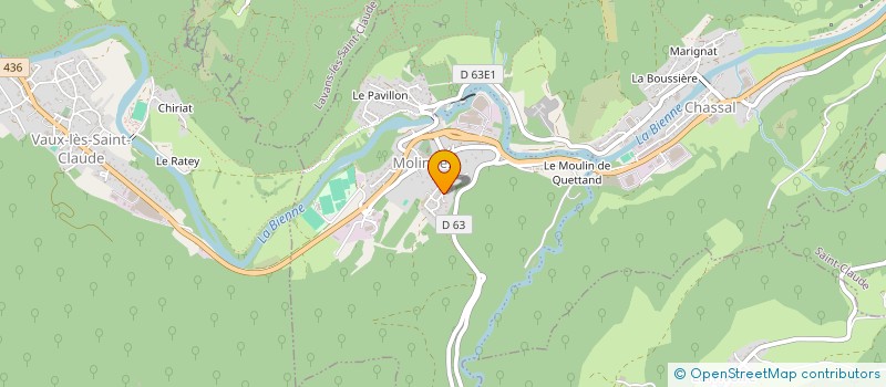 localisation de l'entreprise SAMI  CHASSAL-MOLINGES