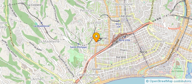 localisation de l'entreprise SAMI à NICE