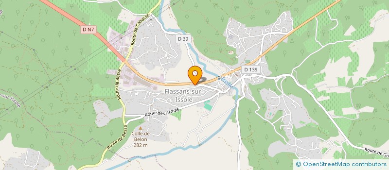 localisation de l'entreprise SAMI CONSTRUCTION  FLASSANS-SUR-ISSOLE