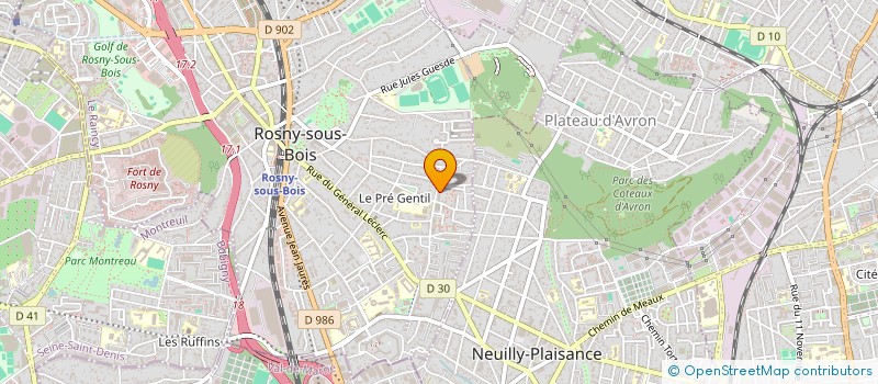 localisation de l'entreprise SAMI DE ROSNY,SOLIDARITE,ACCUEIL,MEDIATION ET INFORMATION à ROSNY-SOUS-BOIS