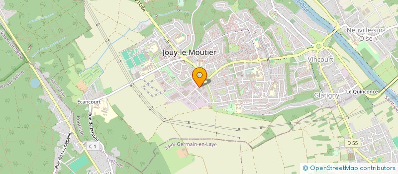 localisation de l'entreprise SAMI IMPORT à JOUY-LE-MOUTIER