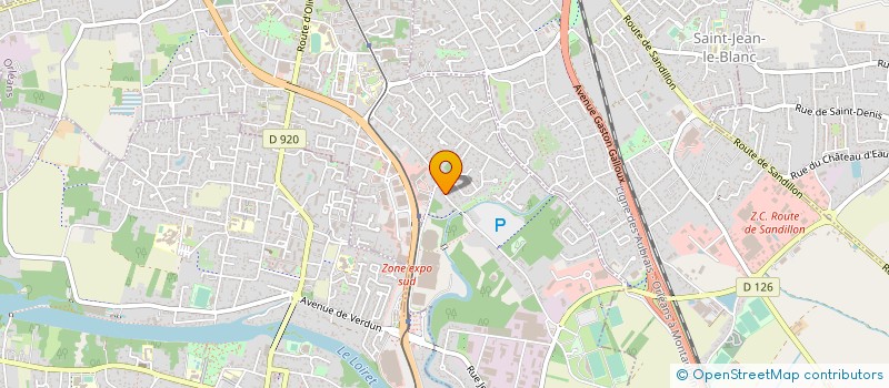 localisation de l'entreprise SAMI INVESTISSEMENT à ORLEANS