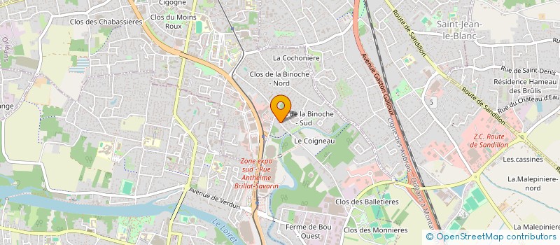 localisation de l'entreprise SAMI PROMOTION à ORLEANS