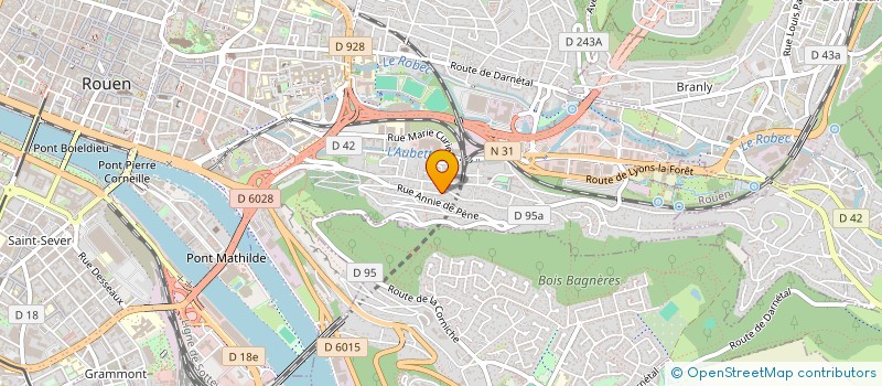 localisation de l'entreprise SAMIA à ROUEN