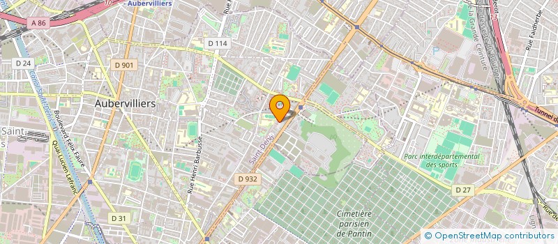 localisation de l'entreprise SAMIBAT  AUBERVILLIERS