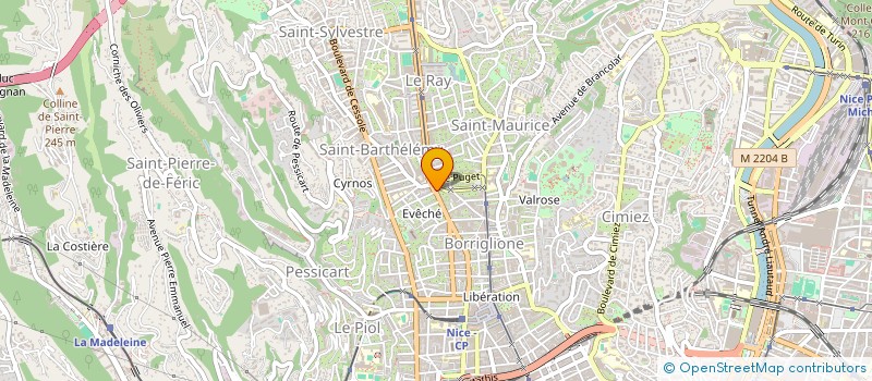 localisation de l'entreprise SAMIDRINE  NICE