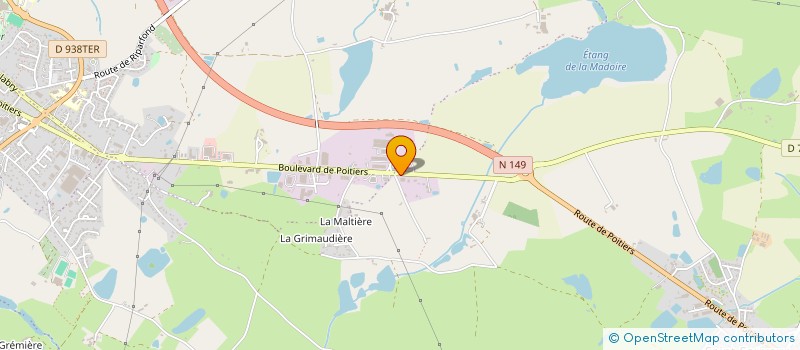 localisation de l'entreprise SAMIE  BRESSUIRE