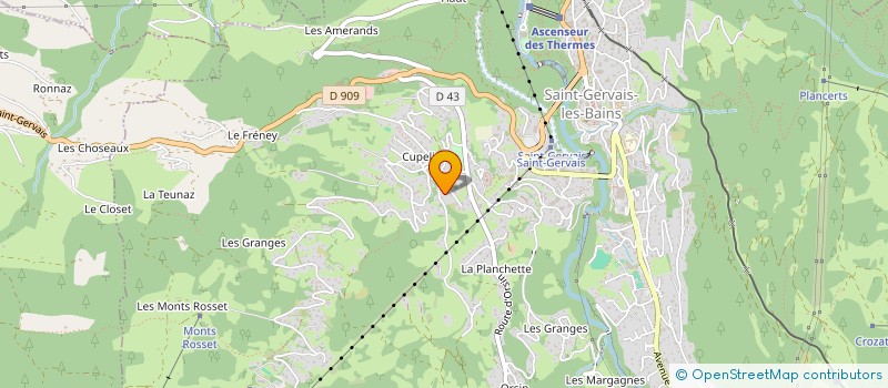 localisation de l'entreprise SAMIER  SAINT-GERVAIS-LES-BAINS