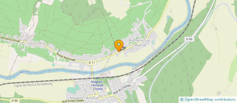 localisation de l'entreprise SAMIER.NET  ROMENY-SUR-MARNE