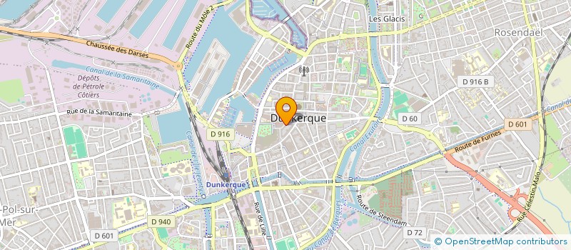 localisation de l'entreprise SAMIEZ à DUNKERQUE