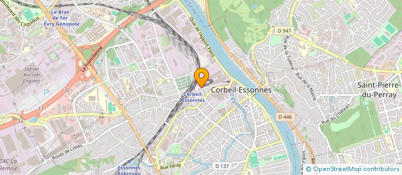 localisation de l'entreprise SAMIGAUT à CORBEIL-ESSONNES