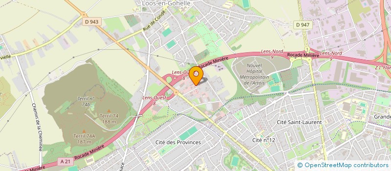 localisation de l'entreprise SAMIIE  LOOS EN GOHELLE