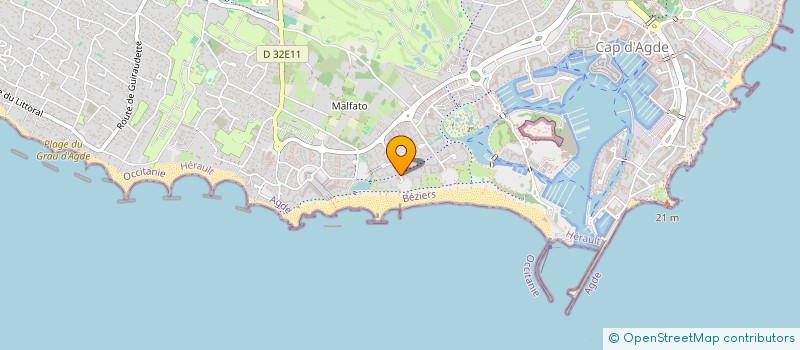localisation de l'entreprise SAMILI à AGDE