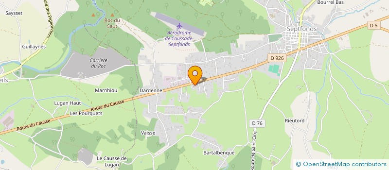 localisation de l'entreprise SAMILONA  SEPTFONDS