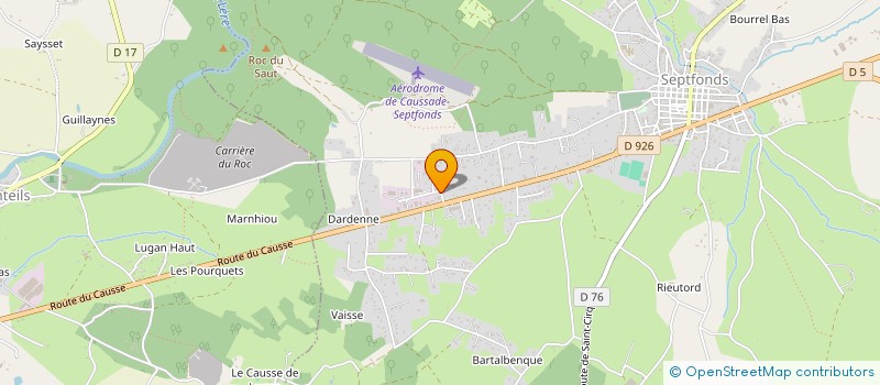 localisation de l'entreprise SAMILONA RC  SEPTFONDS