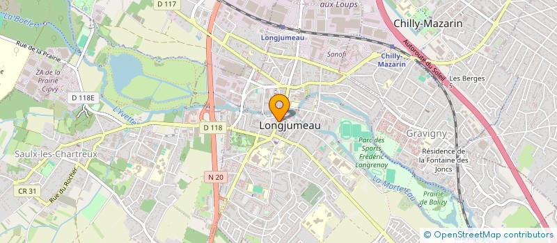 localisation de l'entreprise SAMIMA'S à LONGJUMEAU