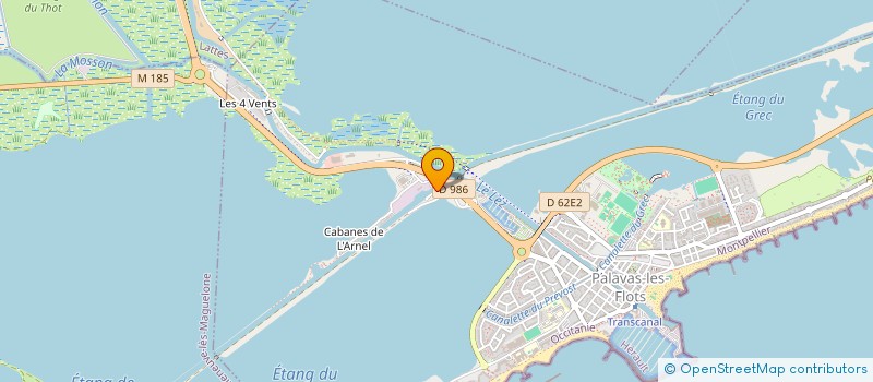 localisation de l'entreprise SAMIMMO à PALAVAS-LES-FLOTS