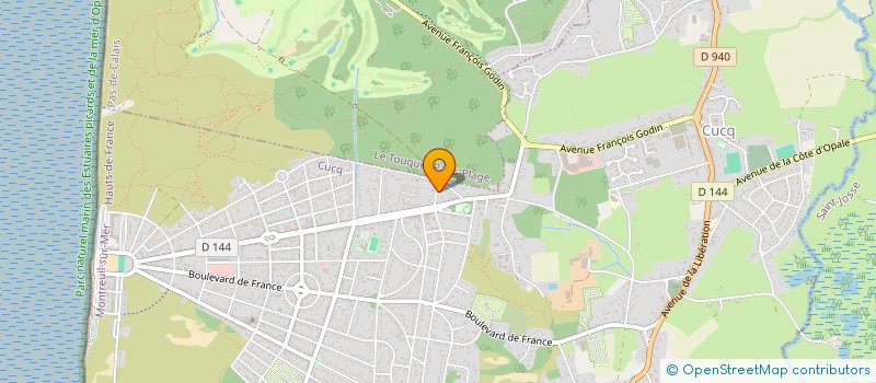 localisation de l'entreprise SAMIN  CUCQ