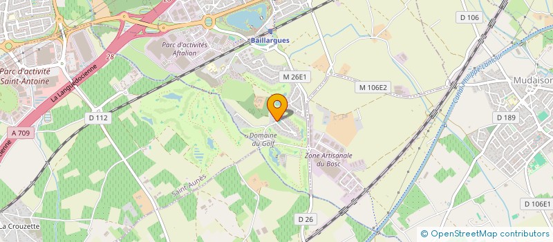 localisation de l'entreprise SAMINDIA INVEST à BAILLARGUES