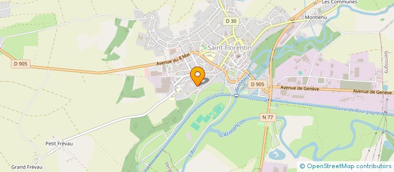 localisation de l'entreprise SAMINOV  SAINT-FLORENTIN