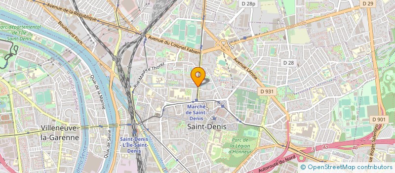 localisation de l'entreprise SAMIR à SAINT-DENIS
