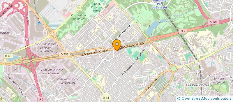 localisation de l'entreprise SAMIR à AULNAY-SOUS-BOIS