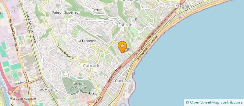 localisation de l'entreprise SAMIR à NICE