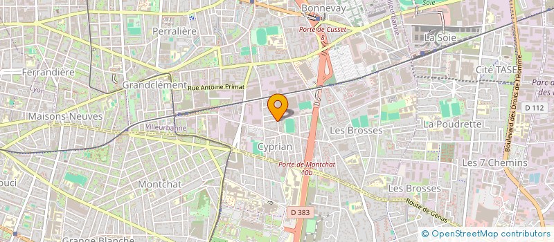 localisation de l'entreprise SAMIR'N  VILLEURBANNE