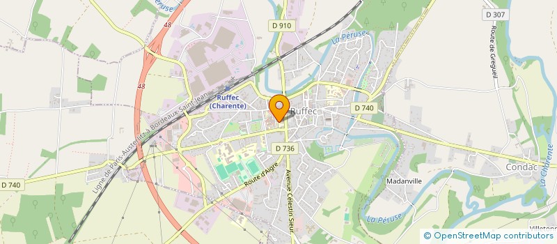 localisation de l'entreprise SAMIRA  RUFFEC