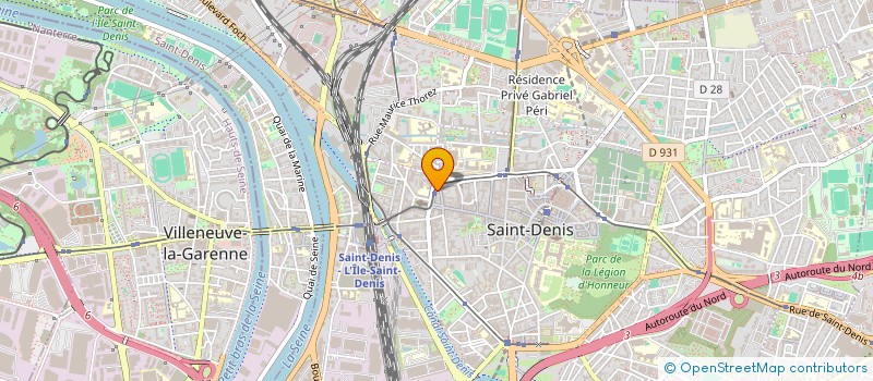 localisation de l'entreprise SAMIRAMIS à SAINT-DENIS