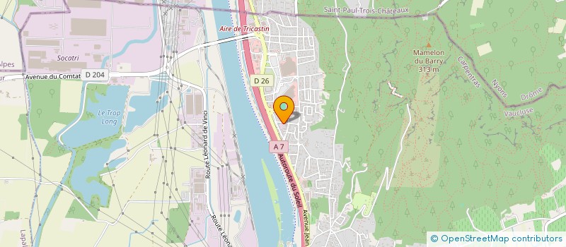 localisation de l'entreprise SAMISOL  BOLLENE