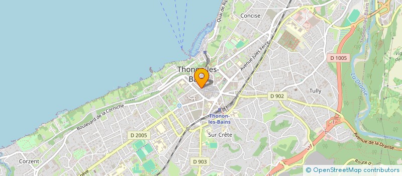localisation de l'entreprise SAMISSIMO ET FRED à THONON-LES-BAINS