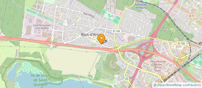 localisation de l'entreprise SAMJAC  BOIS-D'ARCY