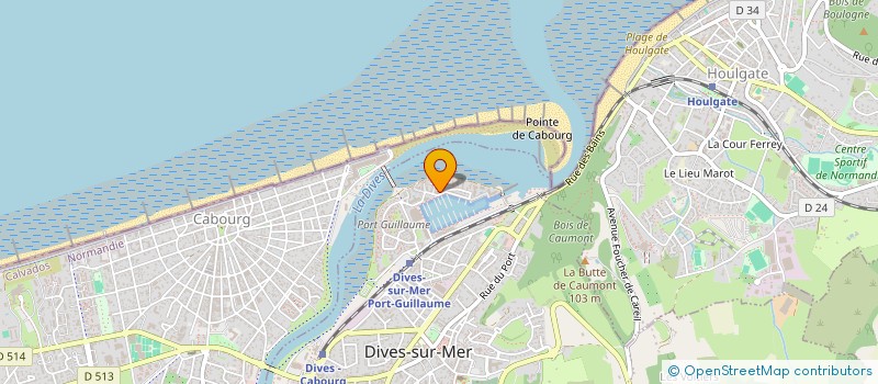 localisation de l'entreprise SAMJAC à DIVES-SUR-MER