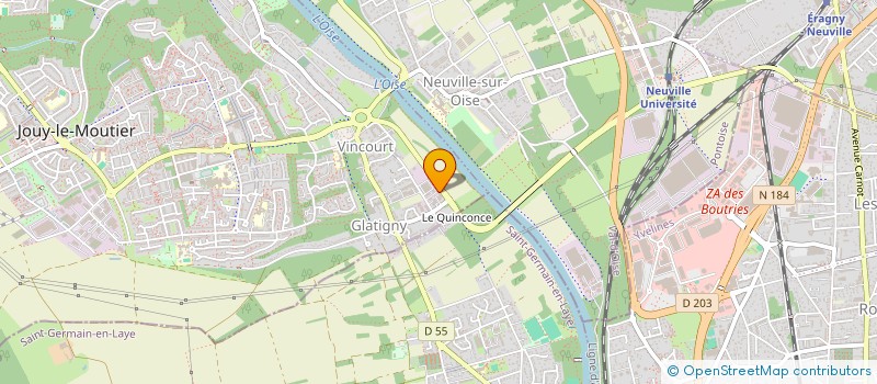 localisation de l'entreprise SAMJO  JOUY-LE-MOUTIER