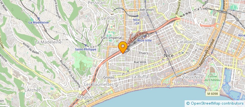 localisation de l'entreprise SAMJUDEV à NICE
