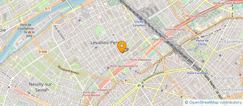 localisation de l'entreprise SAMKADO à LEVALLOIS-PERRET
