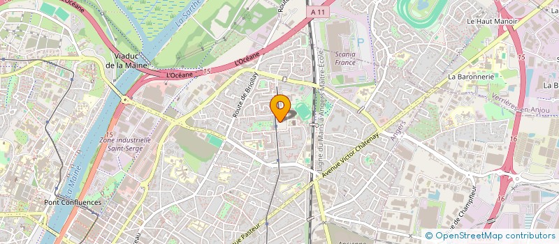 localisation de l'entreprise SAMLEEN  ANGERS