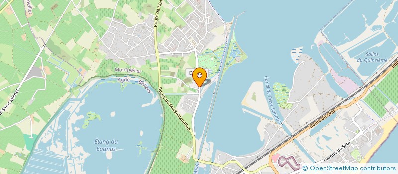 localisation de l'entreprise SAMLEO à MARSEILLAN