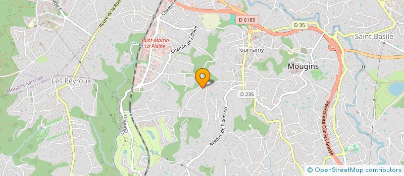 localisation de l'entreprise SAMLION à MOUGINS