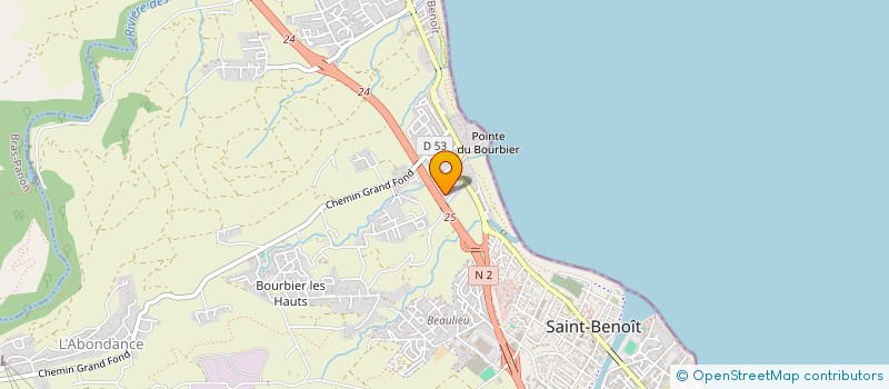 localisation de l'entreprise SAMLONG STRUCTURE POUR BATIMENT à SAINT-BENOIT