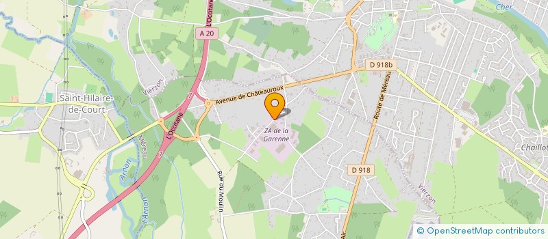 localisation de l'entreprise SAMLUC 3  MEREAU